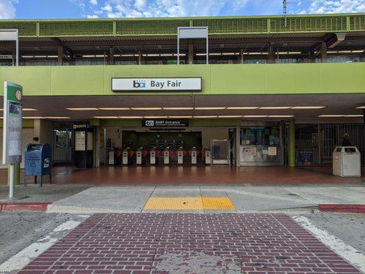 BART entrance.