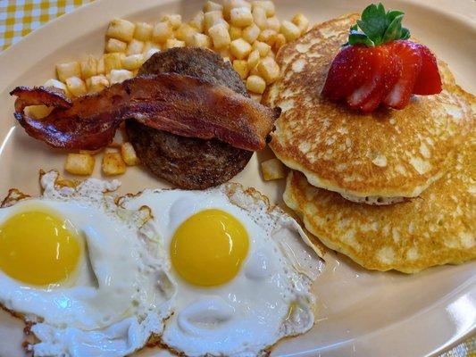 Delicious breakfast plates served til 3:00pm!