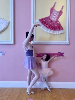 Tutu Hercules - Ms Kirsten and Student