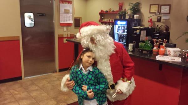 Santa Visits Peking Buffet