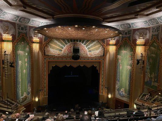 Inside the theatre