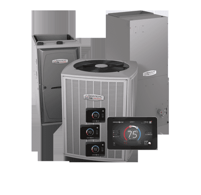 Armstrong Air - The Professional's Choice in HVAC equipment.  
A PROUD HERITAGE OF AMERICAN QUALITY.
Assembled in the U.S.A