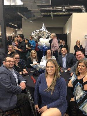 Our staff at the White Settlement Area Chamber of Commerce's Denim & Diamonds Casino Night 2019.