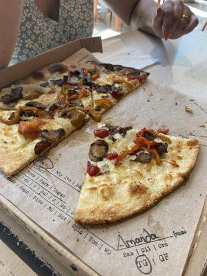 Steak & Blue Pizza