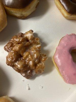 the free apple fritter we received with our order.such great people!