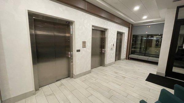 Elevator lobby for level 1