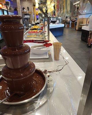 chocolate fountain