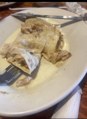 Chicken "quesadilla"