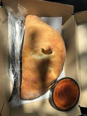 Calzone kinda small for 9.99