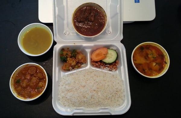 Mutton thali