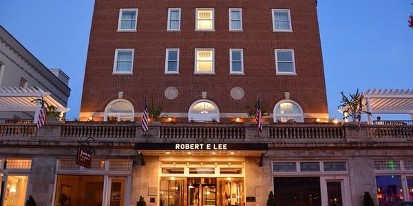 The historic Robert E. Lee Hotel in Lexington, VA