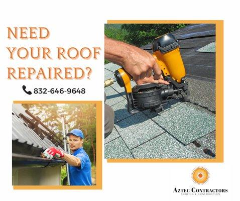 If you're looking for professional Roofing Repair services, please get in touch for your consultation.
Contact us today! 832-646-9648