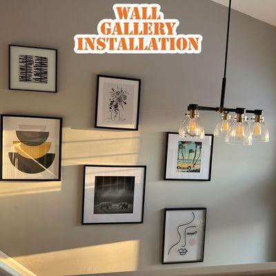 Wall Gallery Installation