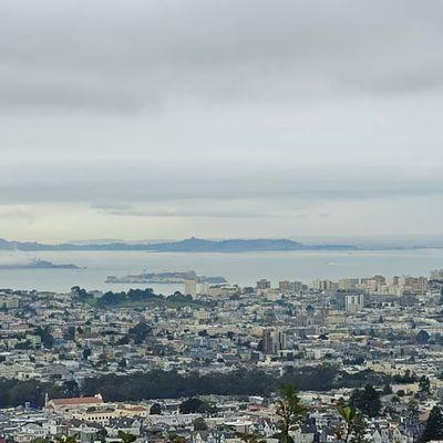 View of San Francisco from Sutro Tower on 10/20/21