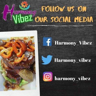 Harmony Vibez Vegan Cuisine social media connection..go follow for all there current updates.