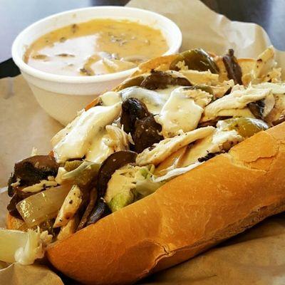 Chicken Philly Special with Hungarian Mushroom Soup