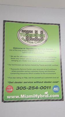 Toyoworks Welcome Banner