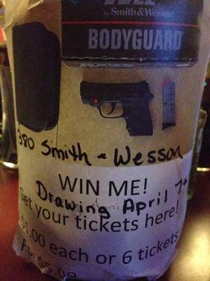 How many bars can you win a handgun at?? #worthit