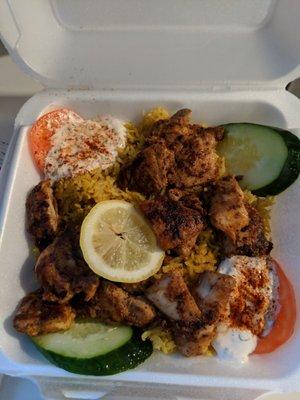 Chicken Kebab plate