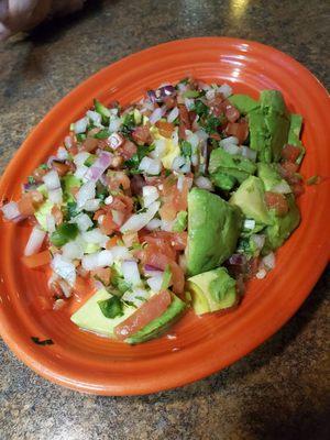 Fresh made guacamole