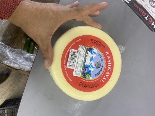 Holt cow! This is just $16.99! Very good price for a whole wheel of sheep cheese!