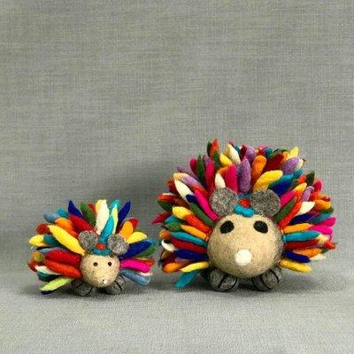 Handmade Felt Hedgehogs