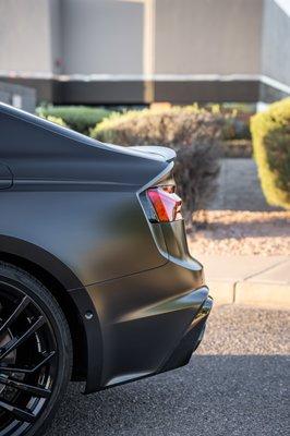 Newly Wrapped Audi RS5 in Satin Black