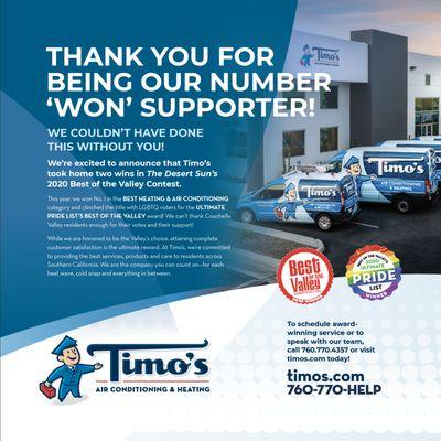 Timo's Air Conditioning & Heating