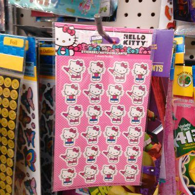 Meow, who wants these Hello Kitty stickers?