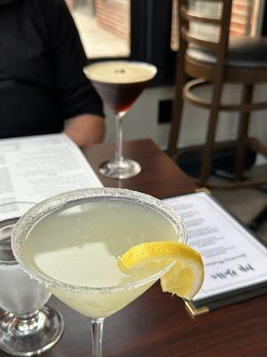 Lemon drop/ espresso martini