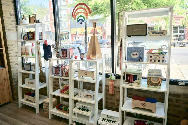 The MDM shop, offering musical instruments for kids