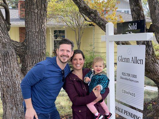 The day we got the keys to our house!