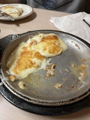 Saganaki Flaming Greek Cheese