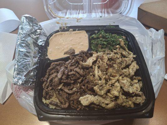 Combo shawarma ($16.99)