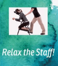 On-site Chair Massage to take care of your team.