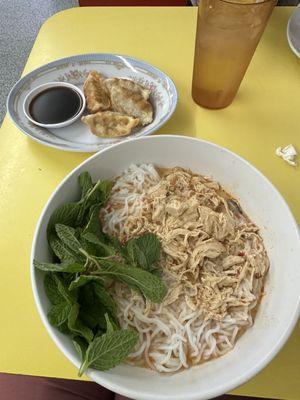 Dumplings and Khao Poon