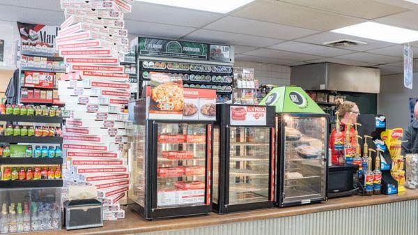 Hunt brothers pizza and wings available