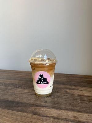 Iced Vanilla Latte 16oz