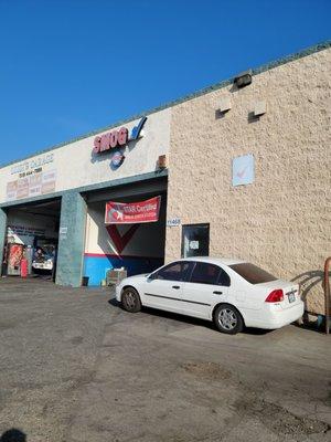 Getting my smog check!