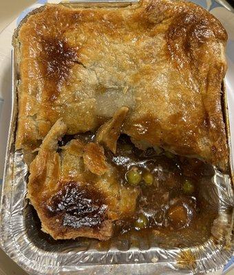 Steak and Kidney Pie. Very savory.