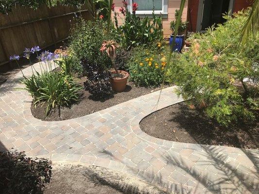 Paver pathway & Plantings-North Berkeley