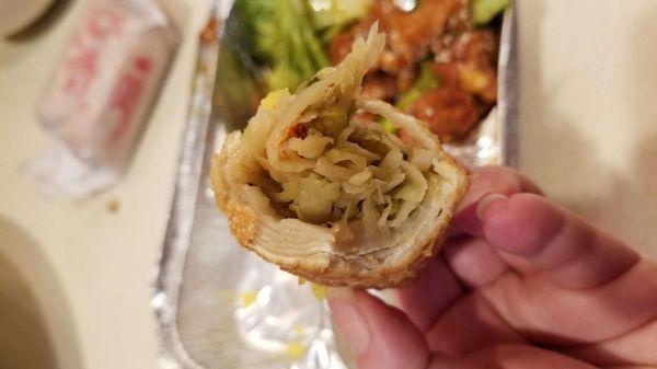 I know this isnt a springroll, but STILL....what is up with it?