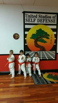 New orange belts