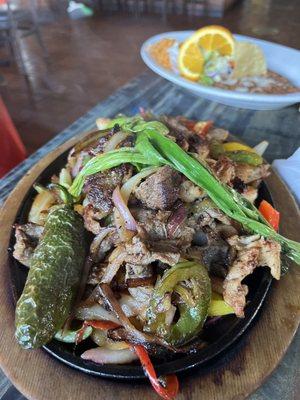 Chicken,Beef & shrimp Fajitas