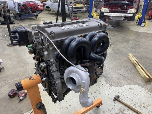 Honda Civic motor swap with turbo