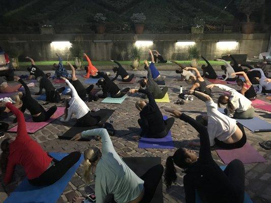 Outdoor Yoga Block Party