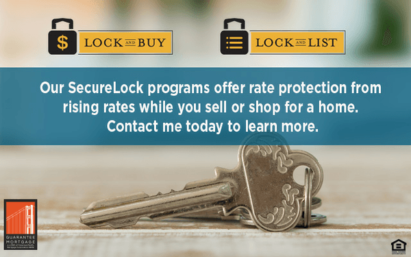 We can lock an interest rate for you with our SecureLock program.