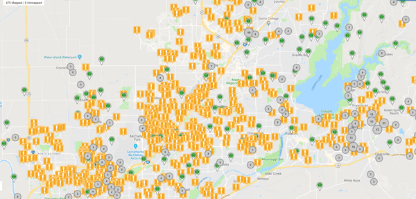 Here's a snapshot of NOD's filed.  Might have some foreclosures on the horizon.