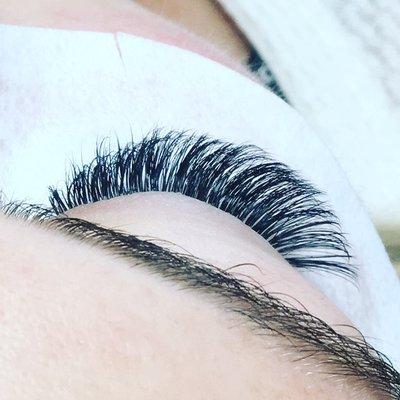 Volume lash extensions