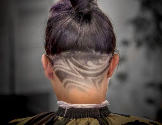 Undercut freestyle design done by Aaron